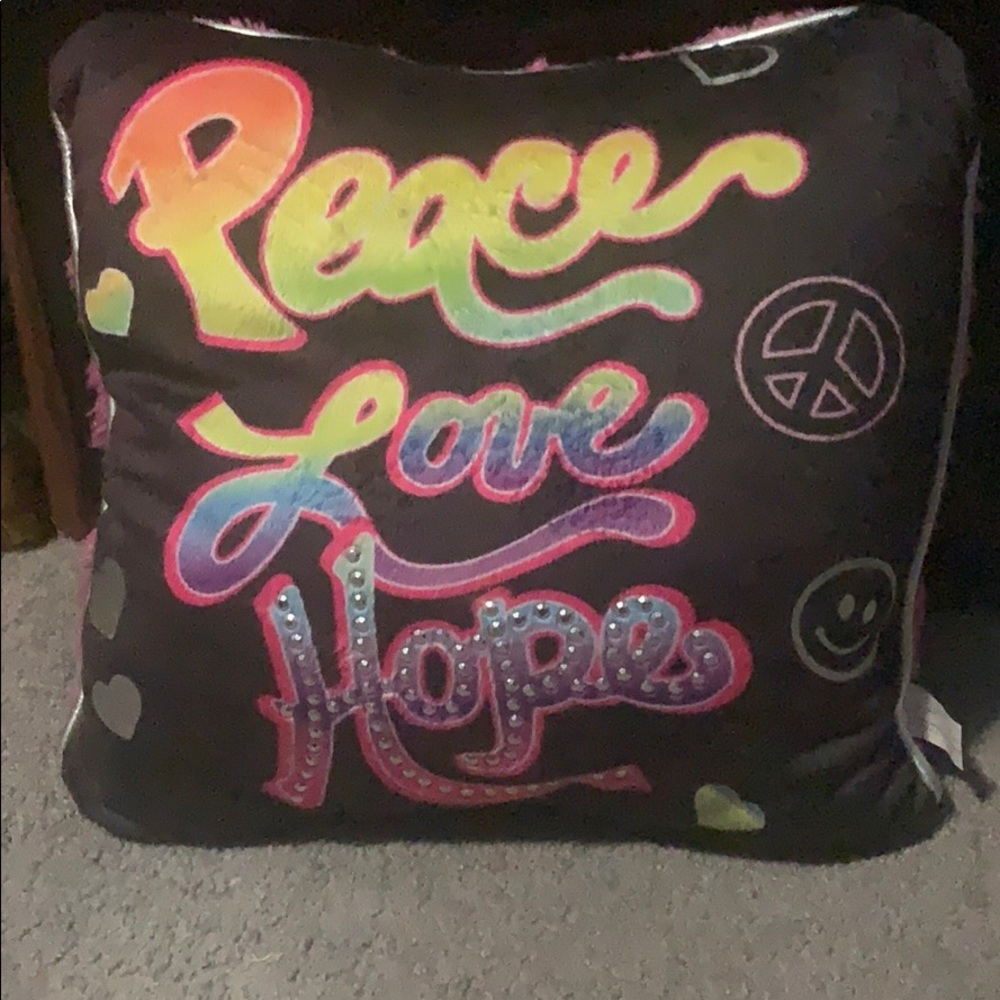 Beautiful Vintage Peace Pillow